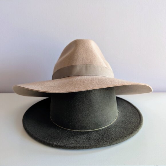Van Palma and Topshop Fine Felt Fedora Hats Size S/M NWOT - Picture 1 of 14